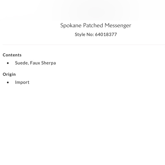 NWOT Free People Spokane Patched Messenger Bag Suede Sherpa New $138 retail - Picture 8 of 8